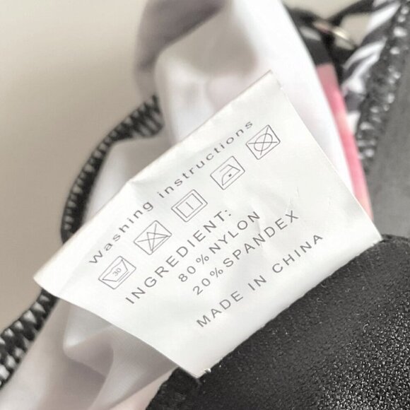 TROPICAL HIGH WAIST 2 PIECE BIKINI SWIMSUIT (RUNS SMALL) - Picture 14 of 15